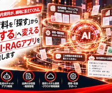 社内資料に質問できる生成AI・RAGを作りますます イメージ1