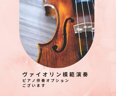 中級〜 バイオリン模範演奏、練習アドバイスします イメージ1