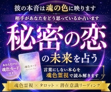 秘密の恋・彼の本音・未来を魂色霊視で読み解きます 既婚者との恋・複雑恋愛・相手の本音を深く霊視鑑定します