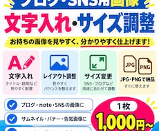 ブログ・SNS用画像を見やすく修正します イメージ1
