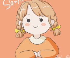 ほんわかゆるっとしたSNS用アイコンを描きます イメージ1