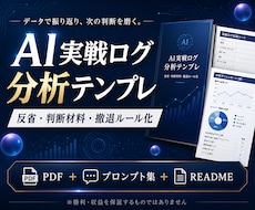 遊技データ分析プロンプトを提供します 実戦ログを整理し判断材料を作成