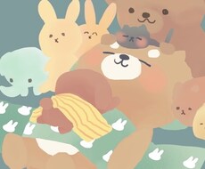 絵本ちっくなデフォルメキャラクターを描きます イメージ1