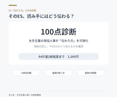 大手企業人事がESの伝わり方を100点診断します 添削の前に、今のESがどう伝わるか知りませんか？