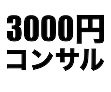 3000円で徹底コンサルします イメージ1