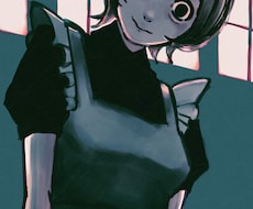 あなたのキャラクターを一枚の物語として描きます 可愛いだけでは終わらないイラストを。少し不穏で少し寂しい。