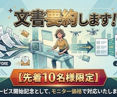 長文をスッキリ要約！読みやすい文章に整えます 他サイト実績45件超◎AI×手作業で速く正確に要点を絞ります