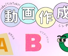 YouTube/TikTok動画を作成します イメージ1