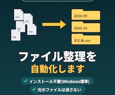 インストール不要のファイル整理ツールを作ります イメージ1