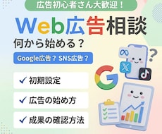 Web広告を始めたい！選び方・始め方を相談できます イメージ1