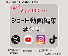 お手頃価格で！short動画作成します イメージ1