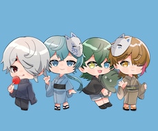 ミニキャラ作成。最短1週間以内納品で描きます イメージ1