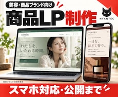 商品・サービスのLPを制作・公開します イメージ1