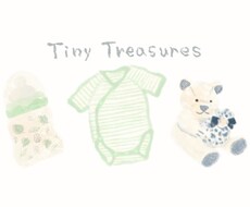 赤ちゃんの思い出アイテムを1枚のイラストにします イメージ1