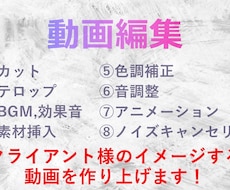 動画編集格安で承ります イメージ1