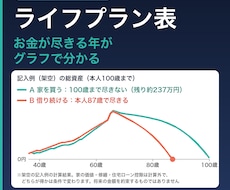 ライフプラン表エクセル｜100歳まで試算できます イメージ1
