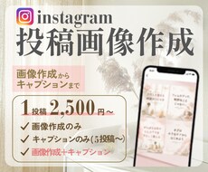 フィード投稿画像～キャプションまでサポートします イメージ1