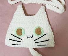 猫ちゃんの形のバッグになります 可愛い猫ちゃんの形のバッグです