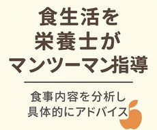 食生活を栄養士がマンツーマン指導します イメージ1