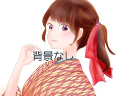 主に、背景なしの人物イラストを描きます イメージ1
