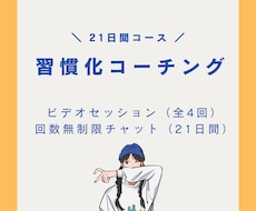 21日間新たな挑戦や新しい習慣化のサポートします イメージ1