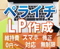 オリジナルLPをペライチで作成します 目的に応じたLPを作ります　集客・購入・お問い合わせ