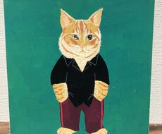 あなたのペット、アクリル絵の具で描きます イメージ1