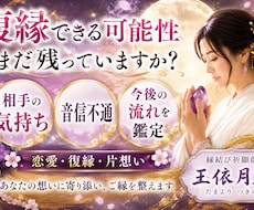 お相手の気持ちや復縁の可能性を鑑定します イメージ1
