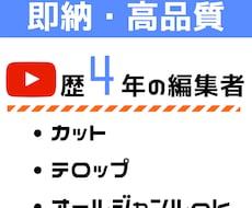 テロップ・サムネ制作！動画編集をします イメージ1