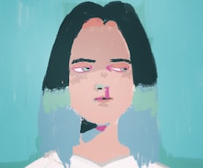アクリルガッシュな感じのデジタル似顔絵描きます イメージ1