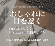 CanvaでInstagram投稿を作成します イメージ1