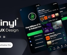 Mobile apps ui Designます イメージ1