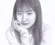 鉛筆画の似顔絵を、あなたに代わって描きます
