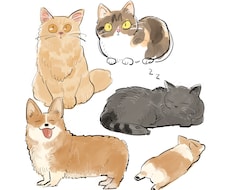 挿絵、カットイラスト、アイコン等なんでも描きます
