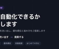 AI自動化の実行プランを作ります イメージ1