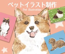 おしゃれでかわいいペットイラスト制作いたます イメージ1