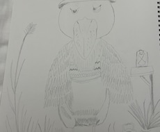 ほっこりやさしいハシビロコウ描きます イメージ1
