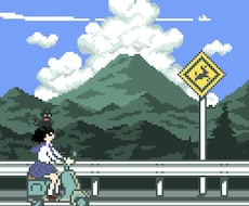 ドット絵で風景イラスト・アニメーションを制作します どこか懐かしい、レトロゲーム風の風景ドット絵を描きます