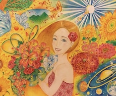 色鉛筆画をお届けします 180色の色鉛筆で描いたメンタルコーチのソウルアート