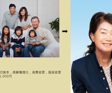AI技術で、遺影写真を低価格で作成します イメージ1