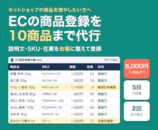 ECの商品登録と商品ページを作成します イメージ1