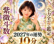 紫微斗数❤️で貴方の2027年を鑑定します イメージ1