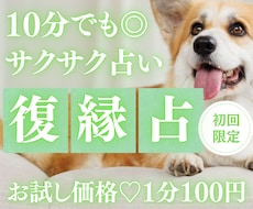 お試し♡サクッと10分！復縁の可能性を占います イメージ1