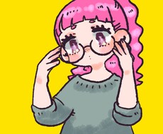 ラフ修正無制限！ポップで可愛いアイコン描きます イメージ1