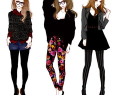 ファッション似顔絵かきます イメージ1