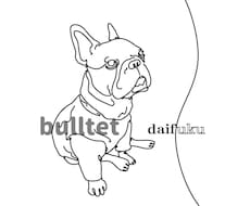 愛犬をモダンアート風のイラストにします イメージ1