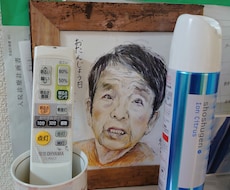 まずお写真を送付頂き克明な着彩似顔絵を描きます イメージ1