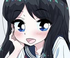 SNS等のアイコンを描きます アイコンをかわいいキャラクターでばっちり決めたい方にオススメ