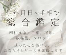 生年月日と手相で総合鑑定します イメージ1