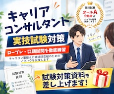キャリコン_オールA合格者がロープレ指導実施します ロープレ・口頭試問を本番レベルで練習｜対策資料も提供します！
